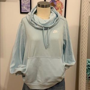 Baby blue nike hoodie